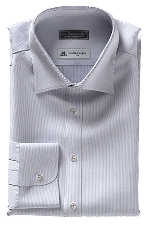 THOMAS MASON ネイビー ピンストライプ(TMS86979)