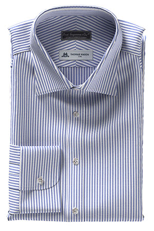 THOMAS MASON ブルー ロンドンストライプ(TMS86982)