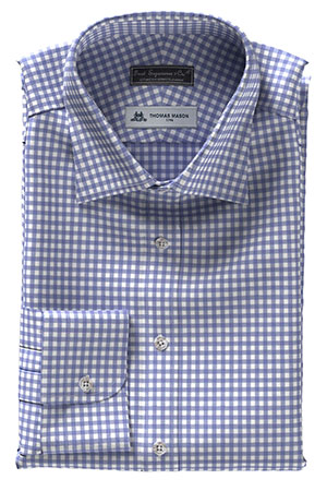 THOMAS MASON ブルー ギンガムチェック(TMS86987)