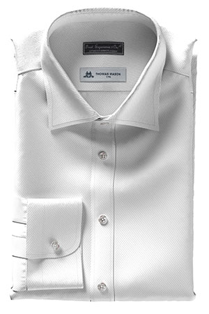 THOMAS MASON 120/2ply ホワイト フレンチカルゼ(TMS8530)