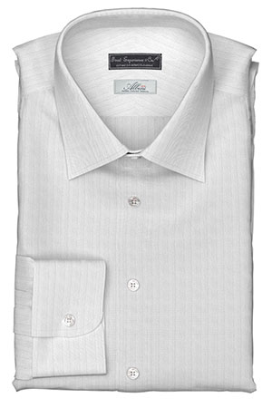 ALBINI WHITE DOBBY STRIPE(PN-Y87612)