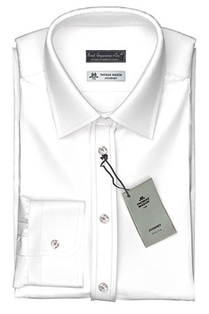 Thomas Mason Journey 100/2Ply White Broad(NP-TMS87795)