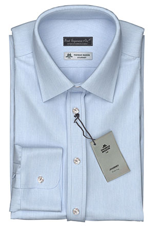 Thomas Mason Journey 120/2Ply Saxe End on End(NP-TMS87800)