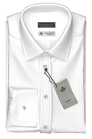 Thomas Mason Journey 80/2Ply White Oxford(NP-TMS87806)