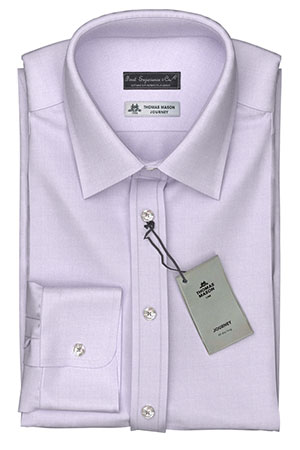 Thomas Mason Journey 80/2Ply Purple Oxford(NP-TMS87809)