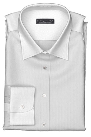 Wrinkle Free ホワイト ドビーストライプ(TY92396)