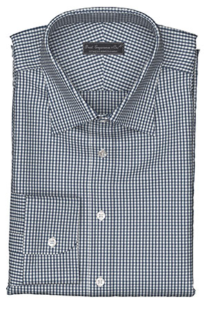 WRINKLE FREE TC ネイビー ギンガムチェック(TYTC964443)