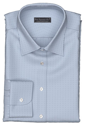 WRINKLE FREE TC ブルー マイクロチェック(TYTC96450)