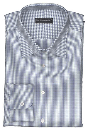 WRINKLE FREE TC ネイビー グラフチェック(TYTC96451)