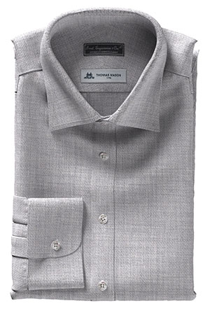 THOMAS MASON FLANNEL グレイ ツイル(PN-Y96768)