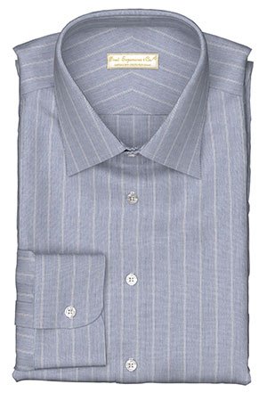 ORGANIC COTTON NAVY GROUP STRIPE TYPEWRITER