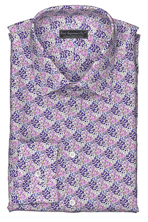 LAWN PURPLE FLOWER PRINT(PN-SW97923)
