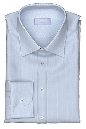 ALUMO 120/2ply Saxe Stripe Broad(PN-91204)