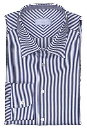 ALUMO 120/2ply Navy Stripe Broad(PN-91209)