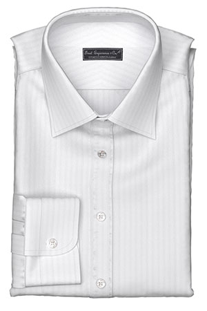 GIZA88 White Dobby Stripe(PN-Y98936)