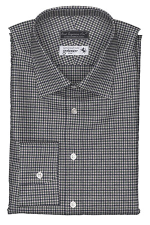 Getzner_WoolCotton グリーン×ブラック格子柄(PN-Y99547)