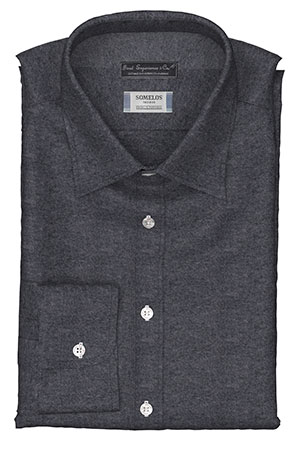 SOMELOS_FLANNEL ネイビー ツイル(PN-Y99571)