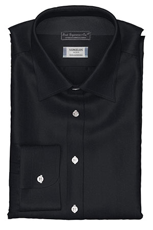 SOMELOS_FLANNEL ダークネイビー ツイル(PN-Y99572)