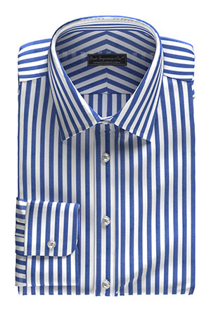 COMPACT YARN  ブルー ボールドストライプ(PN-SW100038)