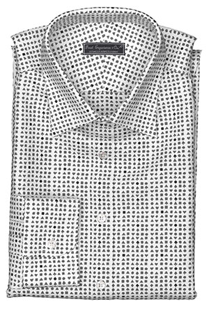 FINEST_PRINT グレー/ブラック トランプ柄(PN-100325)