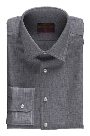 Zegna Pure Linen グレーメランジ(AR100561)