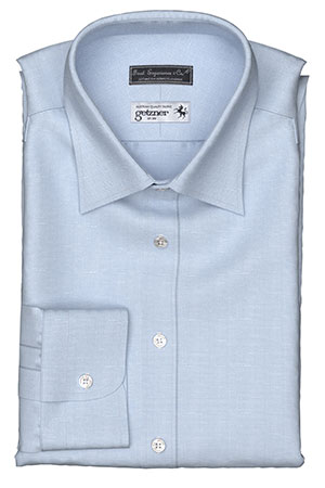 GETZNER 綿麻 サックス ネップ無地(Y100756)