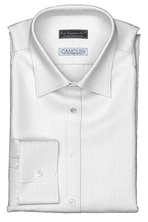 CANCLINI リネン ホワイト ネップ無地(Y100770)