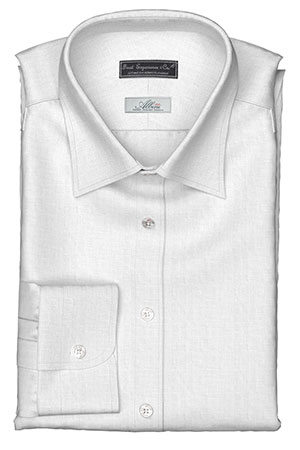 ALBINI リネン ホワイト ネップ無地(Y100771)