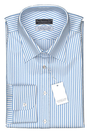 CANLCINI LUSSO サックス ロンドンストライプ(T100821)