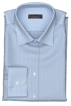 Wrinkle Free サックス ストライプ(TY100880)