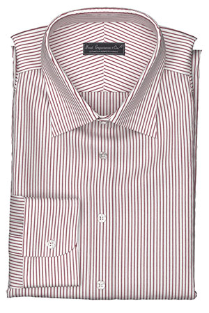 Wrinkle Free レッド ストライプ(TY100890)