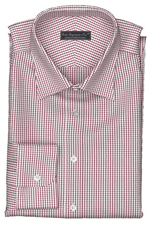 Wrinkle Free レッド チェック(TY100893)