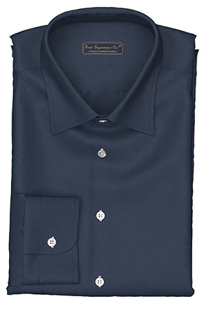 WRINKLE FREE TC ネイビー ブロード (Y100934)