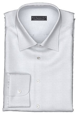 WRINKLE FREE TC ライトグレー シャンブレー (Y100937)