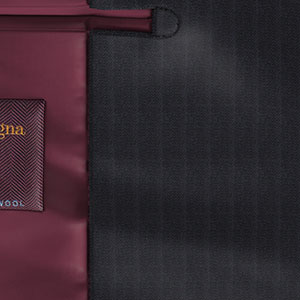 Zegna Electa ダークチャコールシャドーストライプ(KG101312)