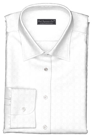 EZ Care ホワイト ブロック ドビー(Y101572)