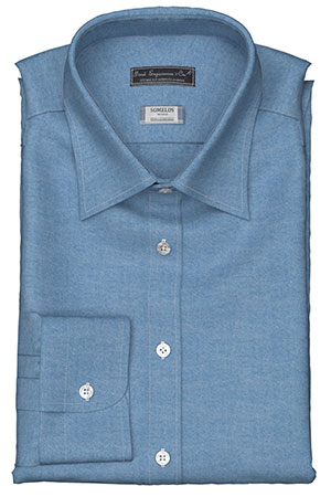 SOMELOS FLANNELブルー ツイル(Y101689)