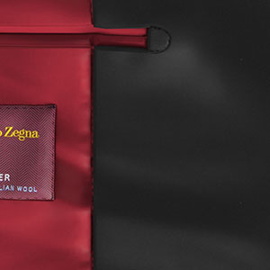Zegna Travellerブラック ツイル (AR101825)