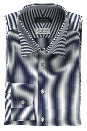 CarloBassetti ネイビー＆ドビー ストライプ(Y101908)