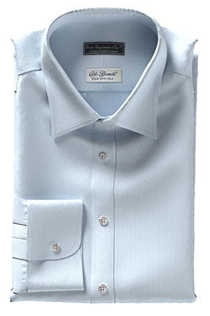 CarloBassetti サックス マイクロ格子ドビー(Y101916)