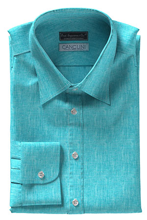 CANCLINI ターコイズシャンブレーリネン(SW102076)
