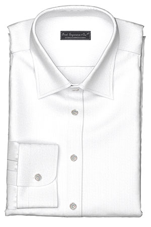 COOLMAX Ecomade ホワイト ドビーストライプ(TY102122)*