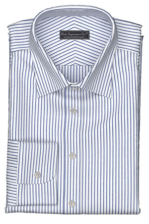 COOLMAX Ecomade ネイビー グループストライプ(TY102123)