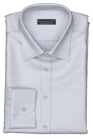 COOLMAX Ecomade ネイビー ストライプ & ドビー(TY102129)