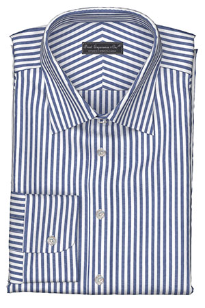 COOLMAX Ecomade ネイビー ボールドストライプ(TY102131)