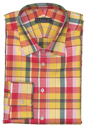 MADRASイエロー レッド グリーン チェック(SW102186)