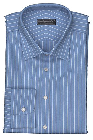 ICE COTTONブルー 白抜きストライプ(Y102230)