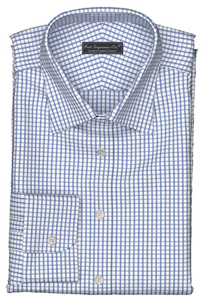 ICE COTTONブルー チェック (Y102233)