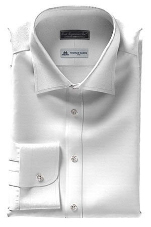 Thomas Mason Cotton&Linen ホワイト ネップ(TMS-CL102336)