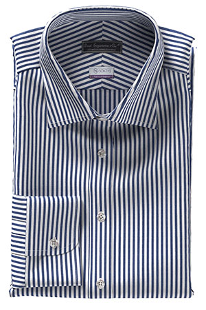 SOKTAS 綿麻ネイビー ロンドン ストライプ(Y102359)